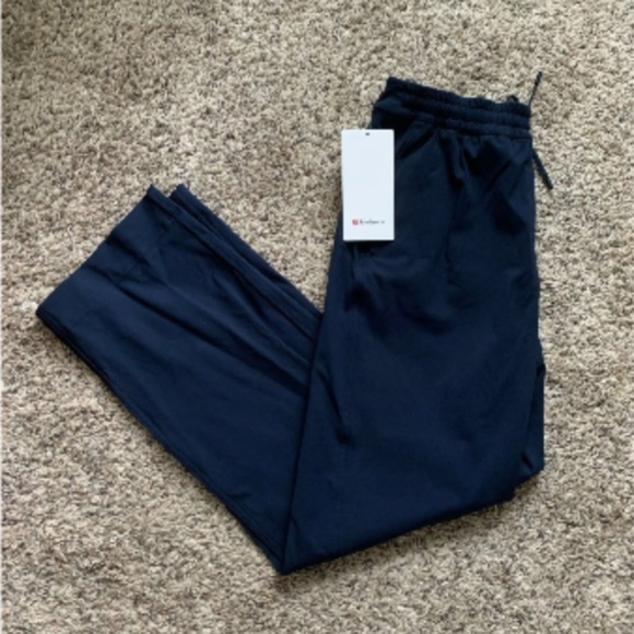NWT Lululemon Straight-Leg Mid-Rise Luxtreme Pant Navy Blue - Picture 2 of 11